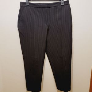 ASOS Women's Ankle Dress Pants, Black, Waffle Texture, Size US 12